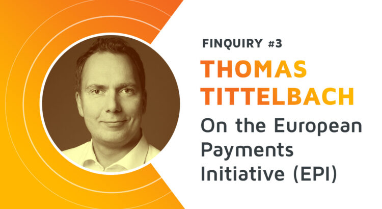A picture of a Thomas Tittelbach, giving his opinion into the European Payments Initiative